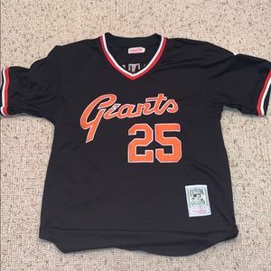 Authentic Barry Bonds Mitchell & Ness Jersey